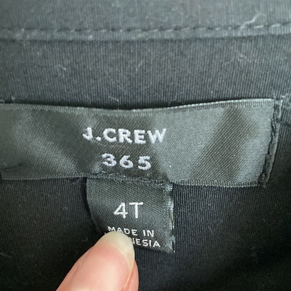 Black button down long sleeve J.Crew number 365 four tall - Picture 2 of 4